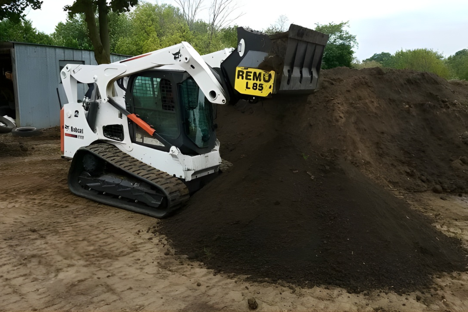 bulk soil sand gravel delivery Covington LA landscape materials