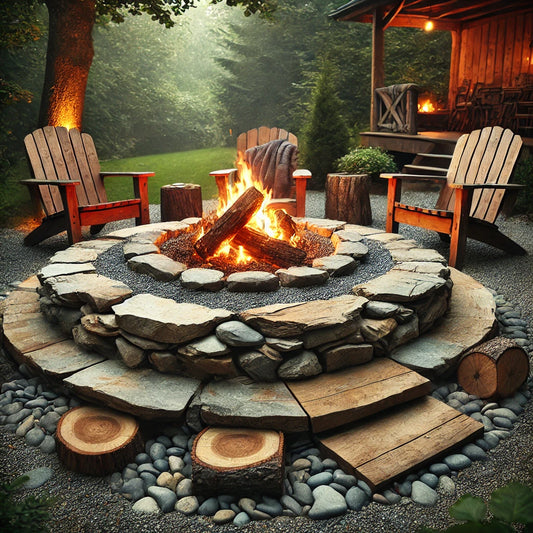 DIY outdoor fire pit