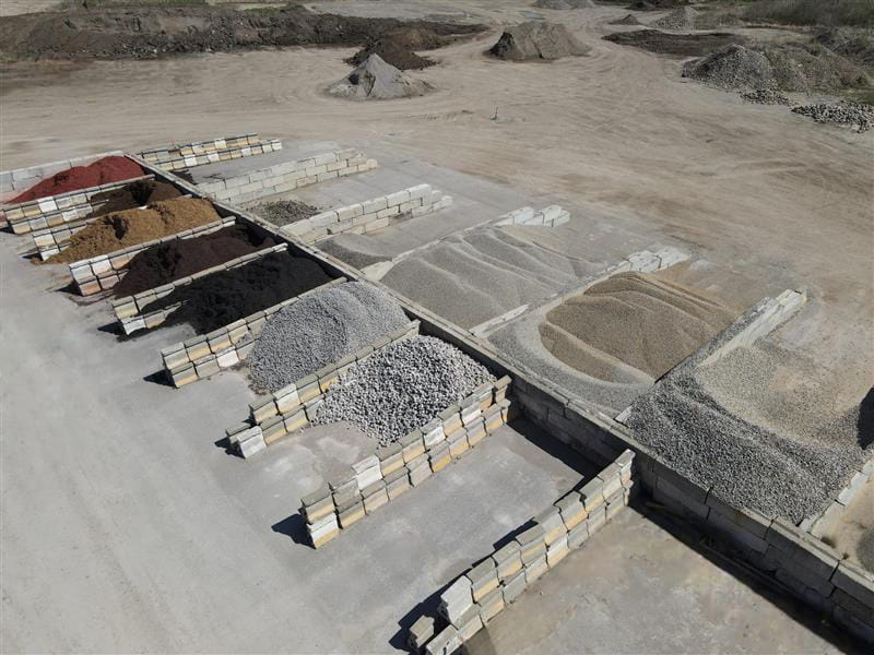 bulk material delivery Mandeville LA topsoil gravel sand mulch